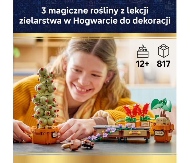 LEGO HARRY POTTER 76474 Rośliny z lekcji zielarstwa w Hogwarcie - 1529861 - zdjęcie 4